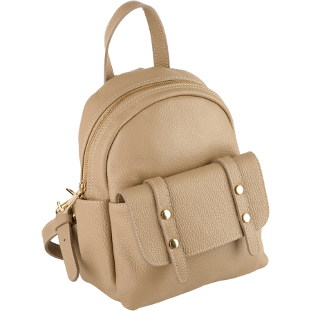 Genți Casual - Rucsac dama  Onyx din piele !00% naturala,taupe deschis,8255