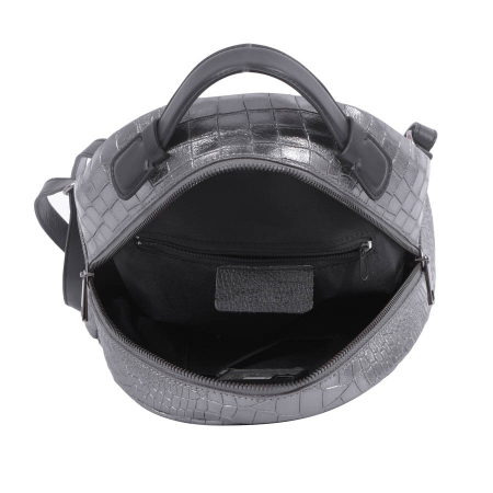 Rucsac Freya, gri din piele naturală 8065 [2]