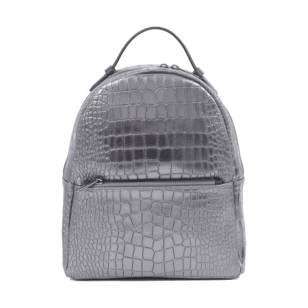 Rucsac Freya, gri din piele naturală 8065 [1]