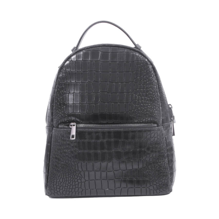 Rucsac Freya, negru din piele naturală 8065 [1]