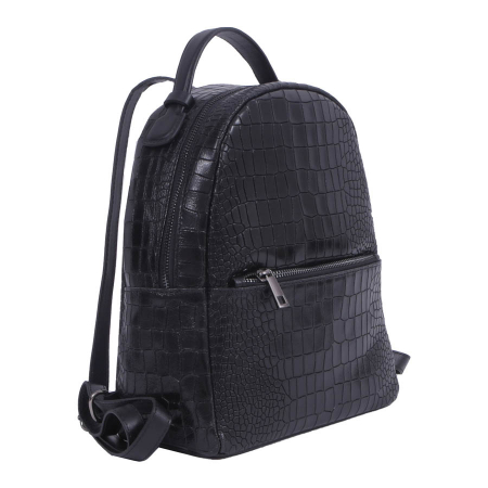 Rucsacuri Piele Naturală - Rucsac Freya, negru din piele naturală 8065