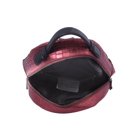 Rucsac Freya, rosu din piele naturală 8065 [2]