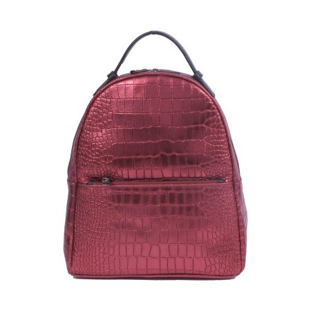 Rucsac Freya, rosu din piele naturală 8065 [1]
