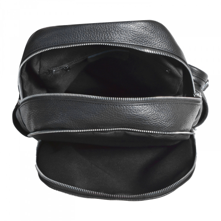 Rucsac Kallya, din piele naturală negru 8162 [3]