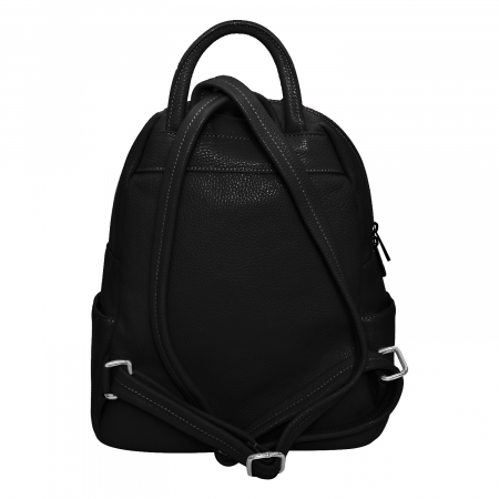 Rucsac Kallya, din piele naturală negru 8162 [2]