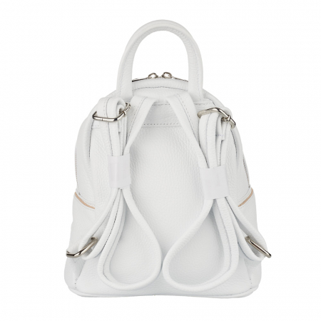 Rucsac Blythe, din piele naturală alb 8164 [2]