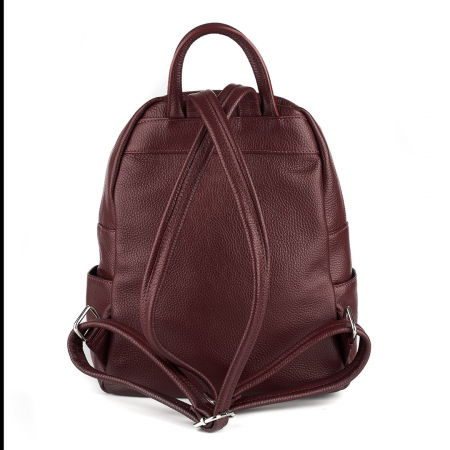 Rucsac Kallya, din piele naturală bordeaux 8162 [2]