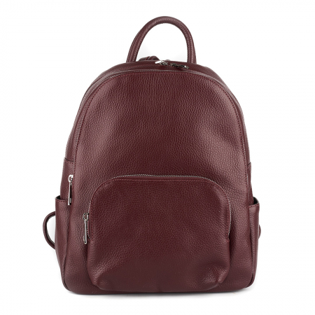 Rucsac Kallya, din piele naturală bordeaux 8162 [1]