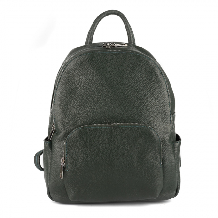 Rucsac Kallya, din piele naturală verde inchis 8162 [1]