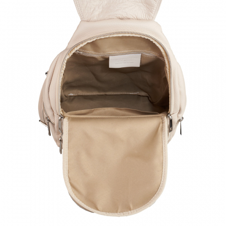 Rucsac Karmela, din piele naturală crem 8193 [3]