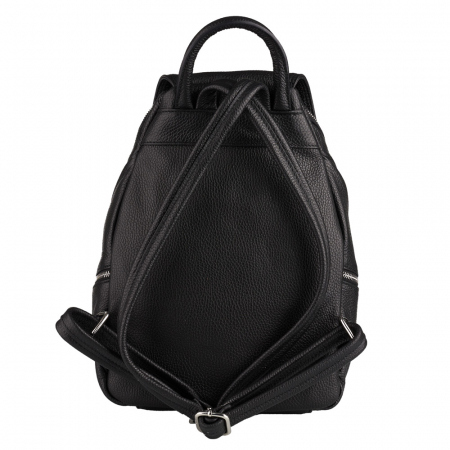 Rucsac Karmela, din piele naturală negru 8193 [2]