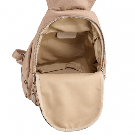 Rucsac Karmela, din piele naturală nude 8193 [4]