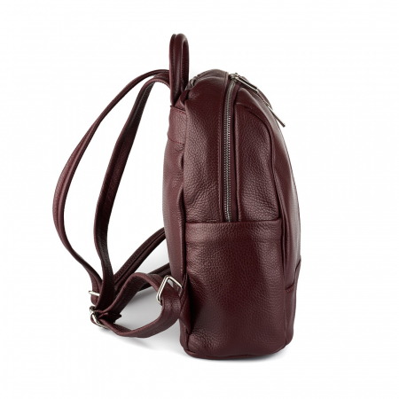 Rucsac Kelly, din piele naturală bordo, 8092 [3]