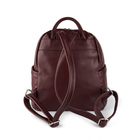 Rucsac Kelly, din piele naturală bordo, 8092 [2]