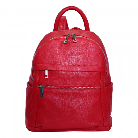 Rucsac Mabel, din piele naturală rosu 8159 [1]