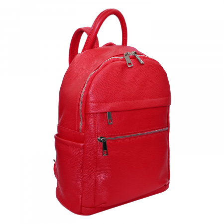 Rucsacuri Piele Naturală - Rucsac Mabel, din piele naturală rosu 8159