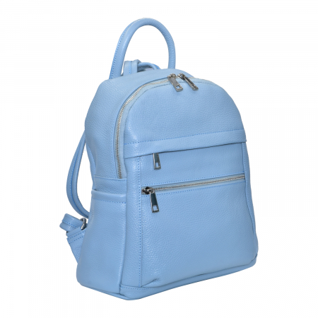 Rucsac Mabel, din piele naturală bleu 8159 [0]
