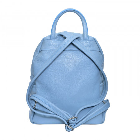 Rucsac Mabel, din piele naturală bleu 8159 [2]