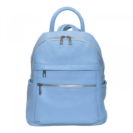 Rucsac Mabel, din piele naturală bleu 8159 [1]