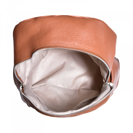 Rucsac Mabel, din piele naturală coniac 8159 [3]