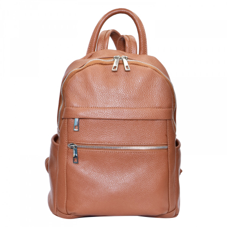 Rucsac Mabel, din piele naturală coniac 8159 [1]