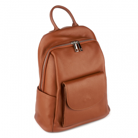 Rucsac Maysa, din piele naturală coniac, 8179 [0]