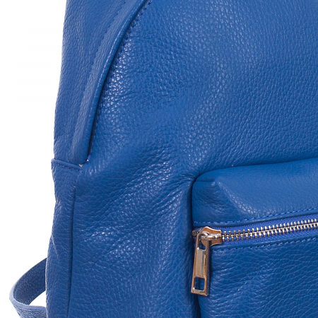 Rucsac albastru din piele naturală 8032 [3]