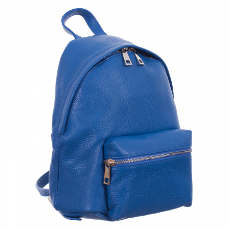 Rucsac albastru din piele naturală 8032 [0]