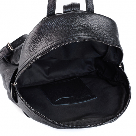 Rucsac Talida, din piele naturală negru, 8111 [3]