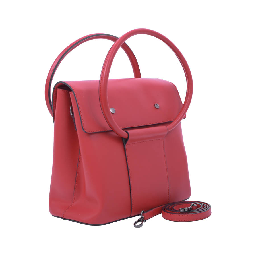 Geantă dama Angel, piele100% naturala, rosie, 8056