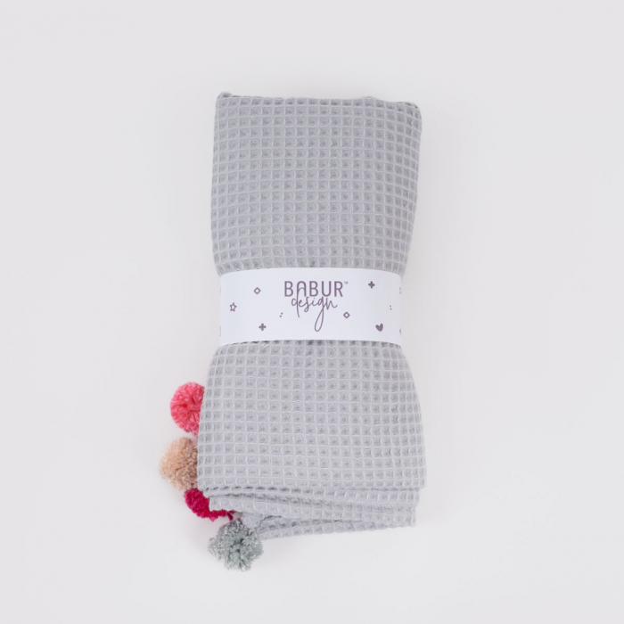 Set Pătură & Pernă, Gri [4]