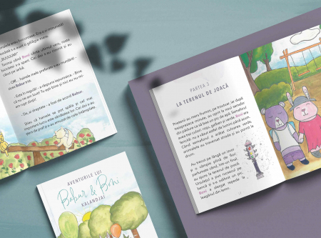 Carte bilingvă Aventurile lui Babur și Boni [3]