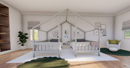 Pat Dublu tip Căsuță, DOMUM, BABUR.ro [7]