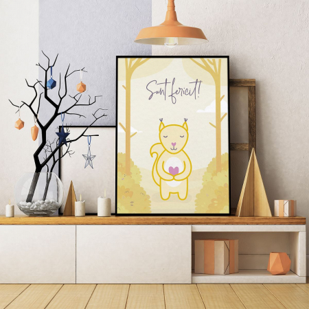 Poster A3, Veveriță [4]