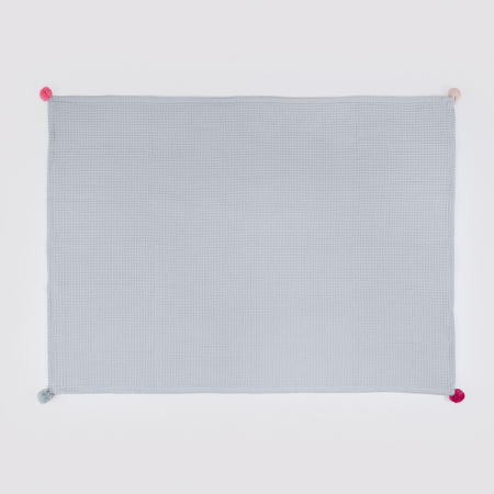 Set Pătură & Pernă, Gri [1]