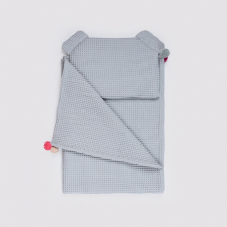 Set Pătură & Pernă, Gri [2]