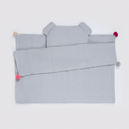 TEXTILE - Set Pătură & Pernă, Gri