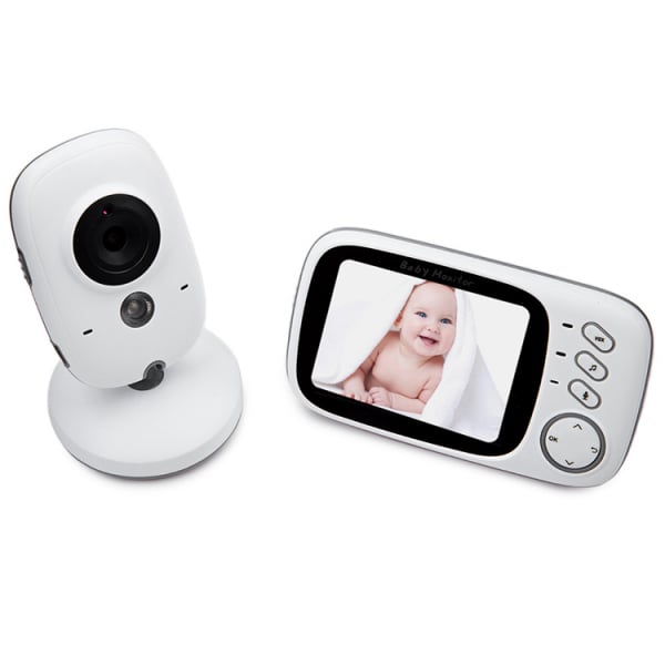 Baby Monitor Wireless BabyToy™ VB603 Plus , 3.2 inchi,  Monitorizare Video Audio Bebelusi , Monitorizare Temperatura , Vedere Nocturna, Audio-Video, Sunet bidirectional, Functie Push to Talk, 8 Cantec [1]