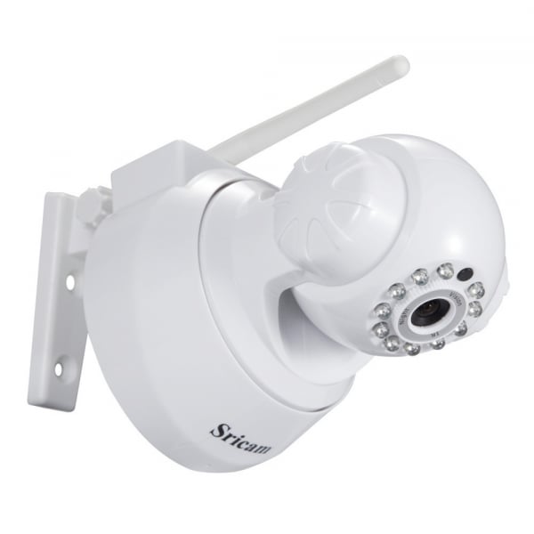 Baby Monitor Wireless Sricam™ SP012 ,Conectare Telefon/PC, Monitorizare Video Audio Bebelusi , Vedere Nocturna, Sunet bidirectional, Push to talk, Rotire automata, Senzor miscare, Alb [7]