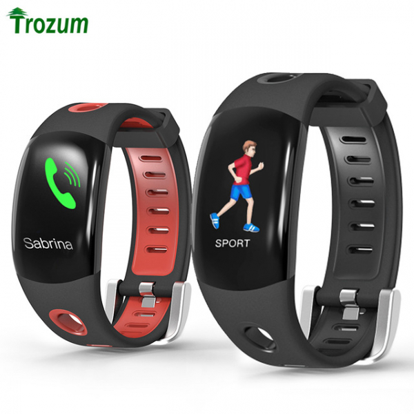 Bratara fitness MoreFIT™ DM11, ecran color 3D curbat, IP68, puls dinamic Bosch, management somn, stand by 10 zile, notificari, rosu [3]