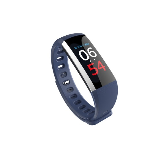 Bratara fitness MoreFIT™ G19, ecran color TFT, IP67, puls dinamic 24/24h ,oxigen ,tensiune, nivel oboseala, monitorizare somn,  remote camera, stand-by 21 zile, Android, iOS, notificari, albastru [3]