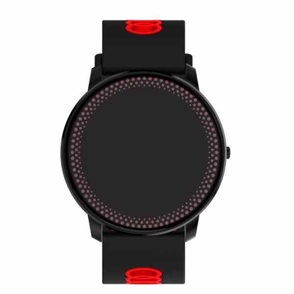 Bratara fitness MoreFIT™ GearFit CF007 Pro Plus, Ecran Color, tensiune, puls dinamic, vremea, oxygen, stand-by indelungat, Android, iOS, notificari, negru/rosu [5]