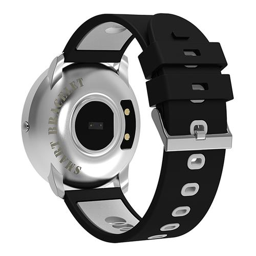 Bratara fitness MoreFIT™ GearFit CF007S Plus, Ecran Color, tensiune, puls dinamic, vremea, oxygen, stand-by indelungat, Android, iOS, notificari, negru/alb [3]