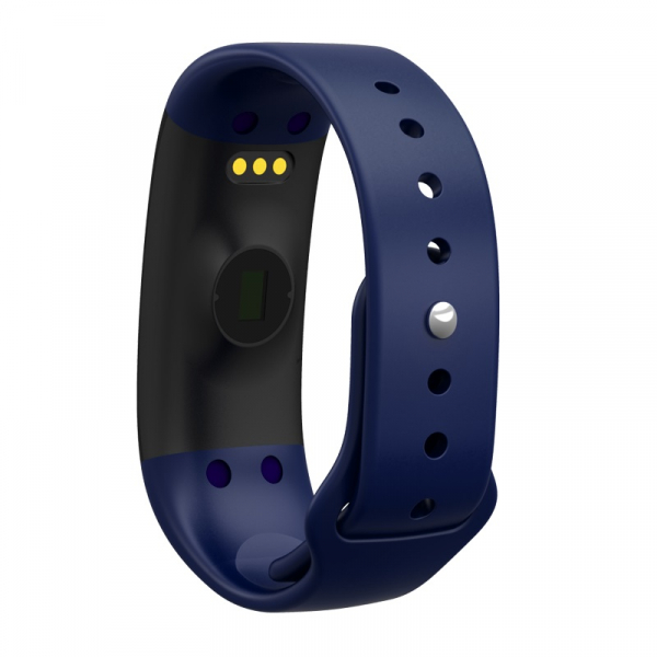 Bratara fitness MoreFIT™ H30 Plus, BT 4.0, rezistenta la apa, monitorizare dinamica puls, Android, iOS, intrari apeluri, albastru [2]