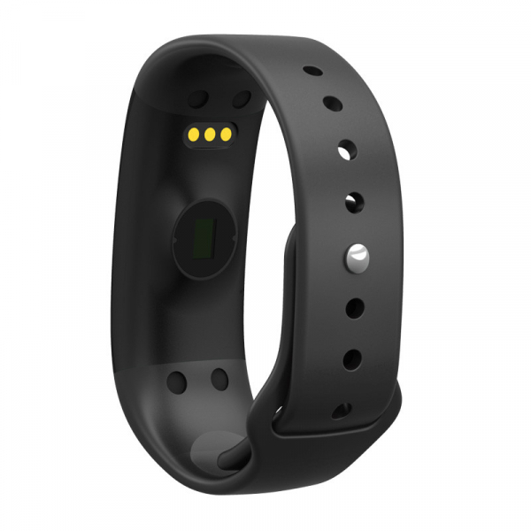 Bratara fitness MoreFIT™ H30 Plus, BT 4.0, rezistenta la apa, monitorizare dinamica puls, Android, iOS, intrari apeluri, negru [2]