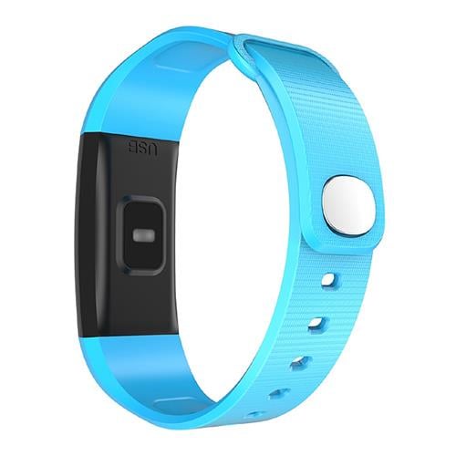 Bratara fitness MoreFIT™ i9, BT 4.0, Puls, Tensiune, Nivel Oboseala, Pedometru, Calorii, Distanta, Monitorizare Somn, Rezistenta la Apa IP68, Android, iOS, Notificari, Albastru [2]