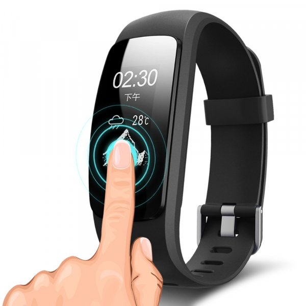 Bratara fitness MoreFIT™ ID107 HR Pro, GPS pentru alergat, alerta vreme , rezistenta la apa , monitorizare puls, notificari aplicatii, notificari apeluri si sms, respingere apel, control muzica telefo [6]