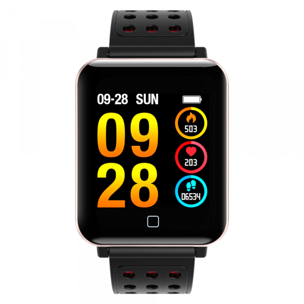 Bratara fitness MoreFIT™ M19, BT 4.0, Display color fulltouch, Puls dinamic, Oxigen, 8 Moduri sport, pedometru, Rezistenta la Apa IP67, notificare apel/mesaje/aplicatii, stand-by 15 zile, Android/iOS, [4]