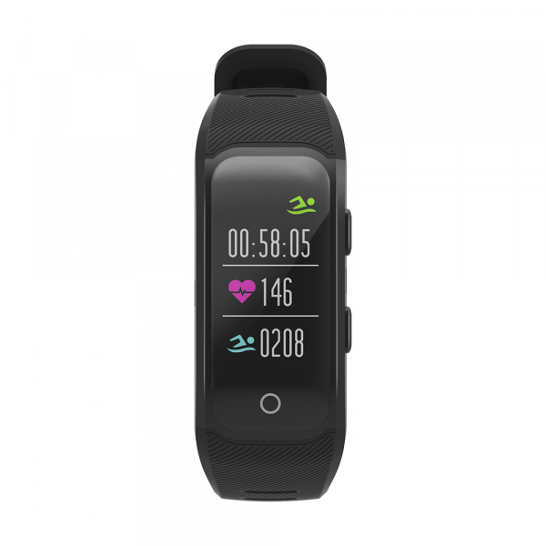 Bratara fitness MoreFIT™ S908x Premium Color, BT 5.0,  GPS, multi sport, rezistent la apa IP68, puls dinamic, ultra long stand by, Android, iOS, notificari, negru [2]