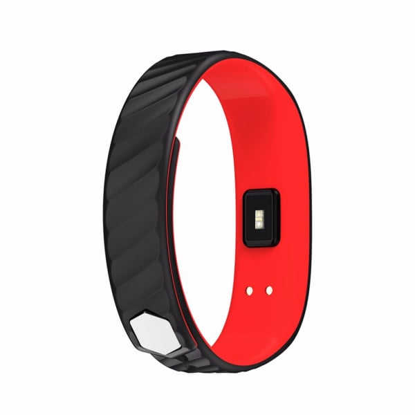 Bratara fitness MoreFIT™ W810 Plus , BT 4.0 , RAM 32 ,  notificari apeluri sms si aplicatii , stand by 10 zile, rezistenta la apa ip67, monitorizare puls dinamic, Android, iOS, vibratii, negru/rosu [2]